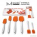M KITCHEN WORLD Silicone Basting | BBQ | Pastry | Oil Brush (Orange) | Turkey Baster | Barbecue Utensil use for Grilling & Marinating - Desserts Baking | Set of 2 with 2 Recipe Electronic Books - B015COKN5A